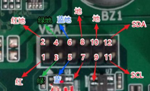 12pinvga排針接線方法是什么？有哪些注意事項？