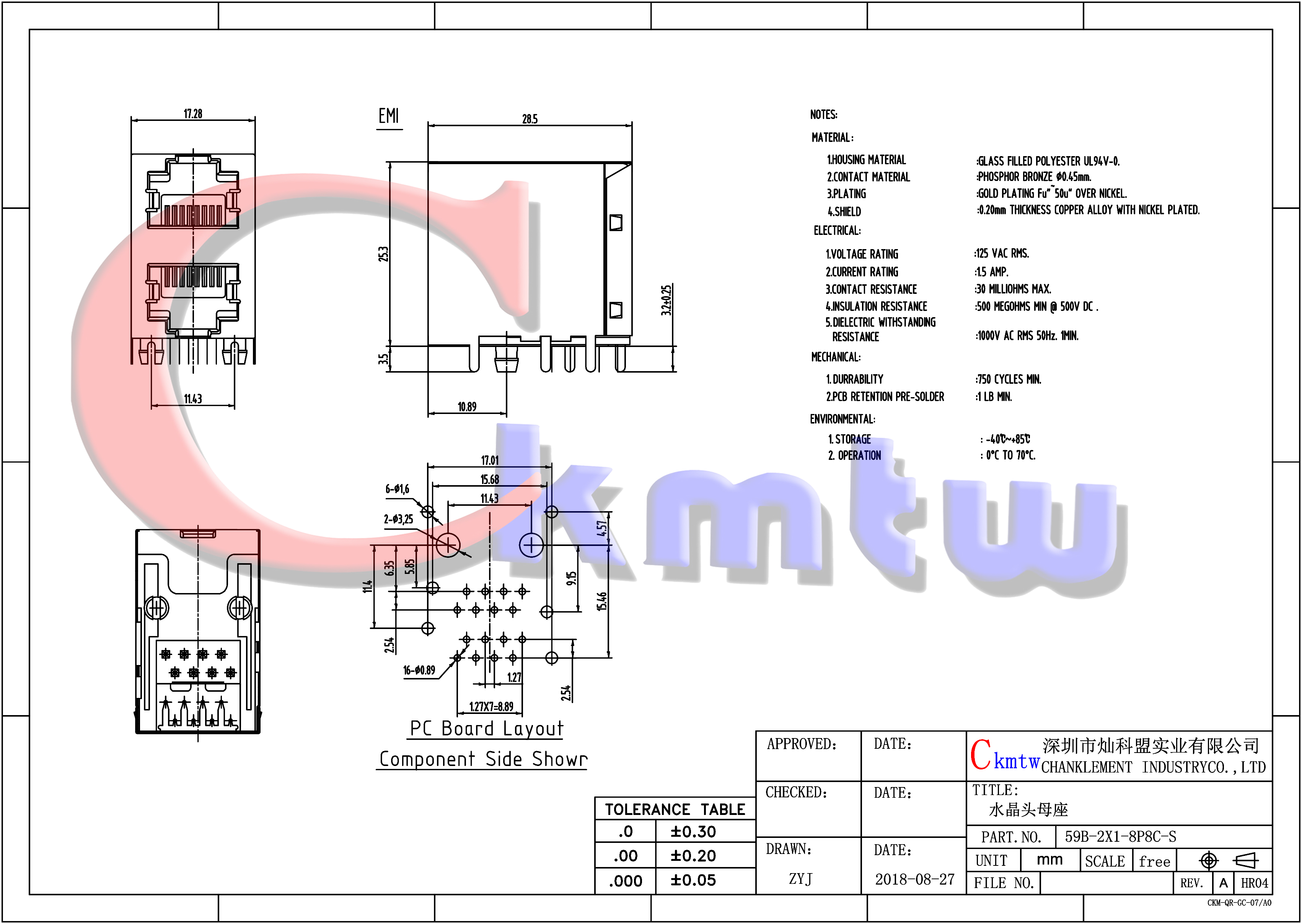 59B-2X1-8P8C-S (2) Model (1)